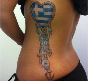 Expressing one's heritage as women's tattoo